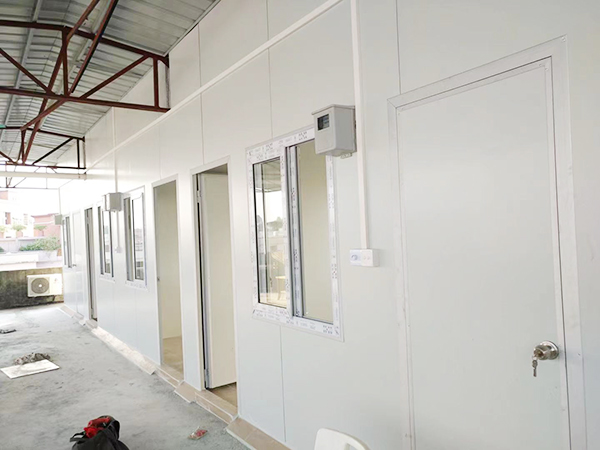 彩钢板隔墙安装